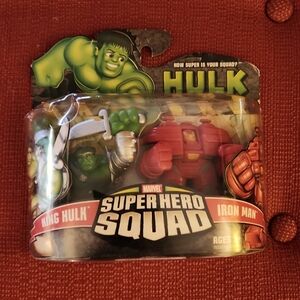 Marvel Superhero Squad King Hulk and Iron Man, unopened